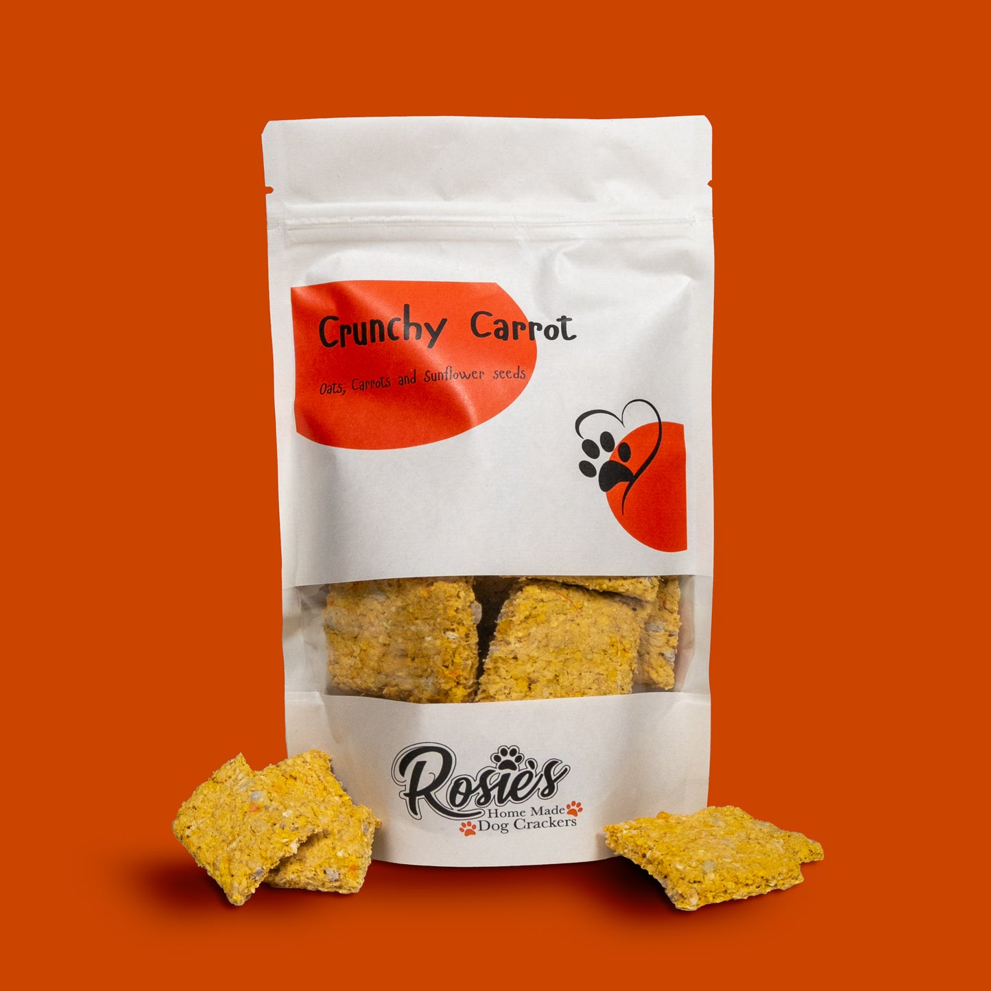 Rosie's Crunchy Carrot Dog Crackers
