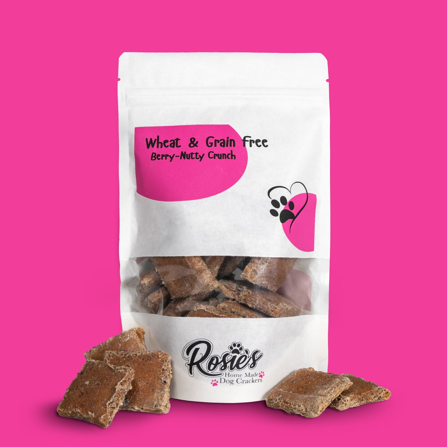 Rosie’s Wheat & Grain Free Berry Crunch Dog Crackers
