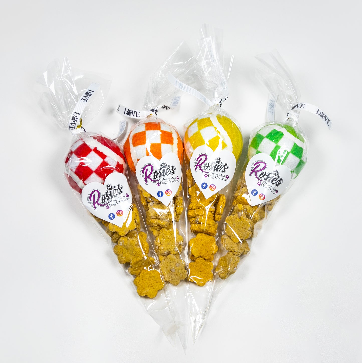 Rosie's Ice Cream Cone Dog Treat Bag